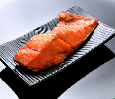 紅鮭カマの塩焼き